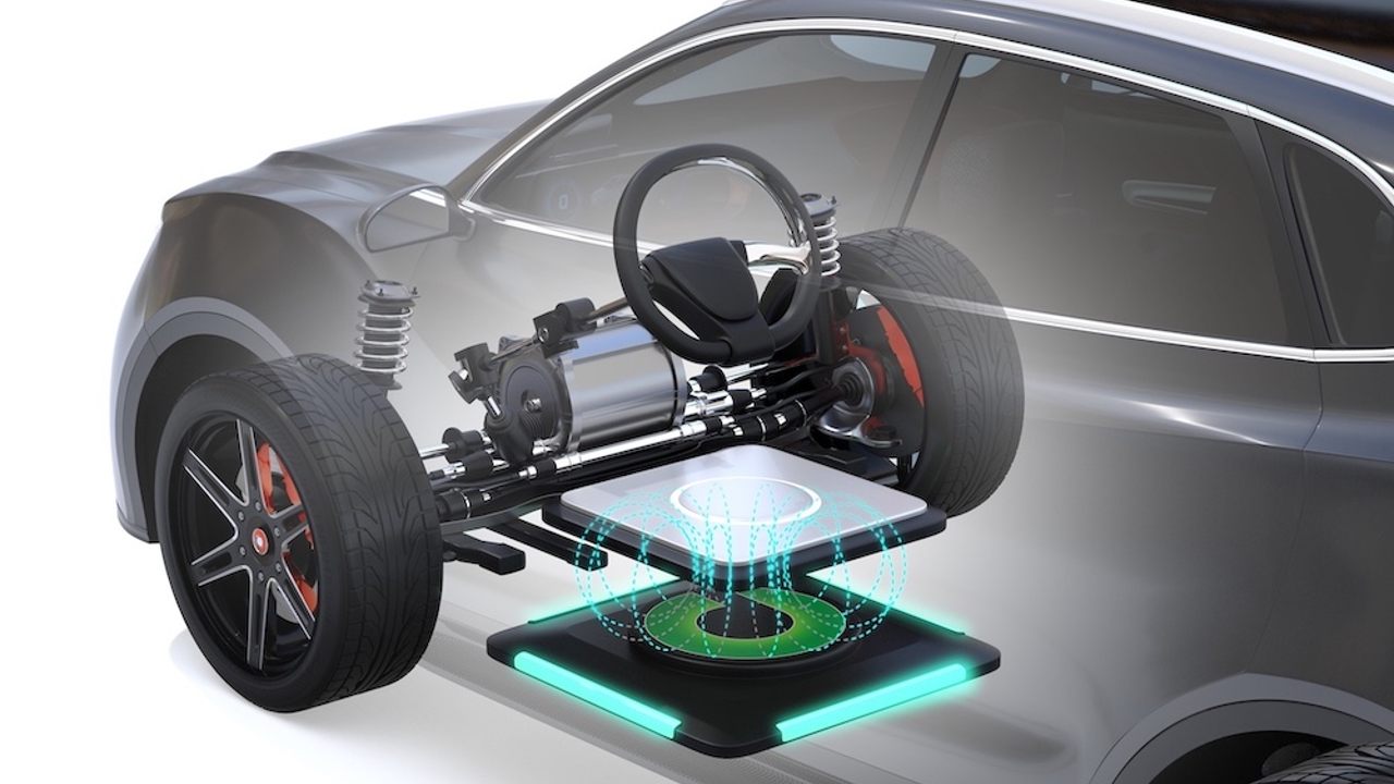 Inductive or Wireless Charging EVs