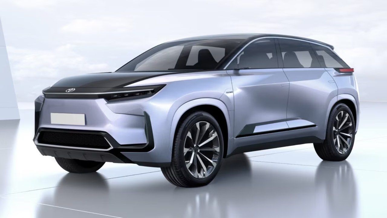 Toyota bZ5x Three-Row Electric SUV Rendering