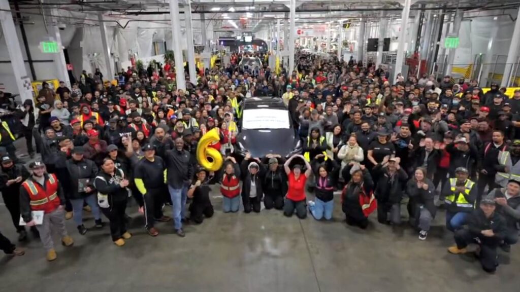 Tesla Hits 6 Million Total Sales