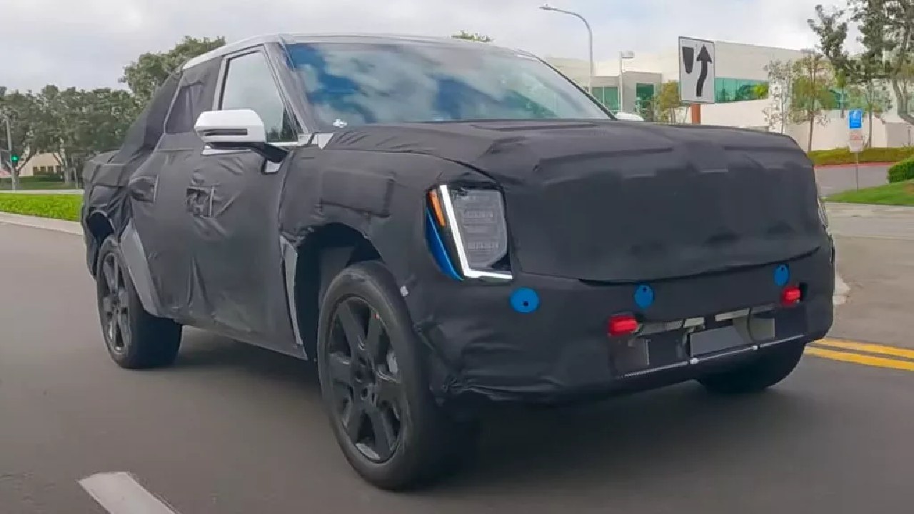 Kia Electric Pickup Truck Spied Testing