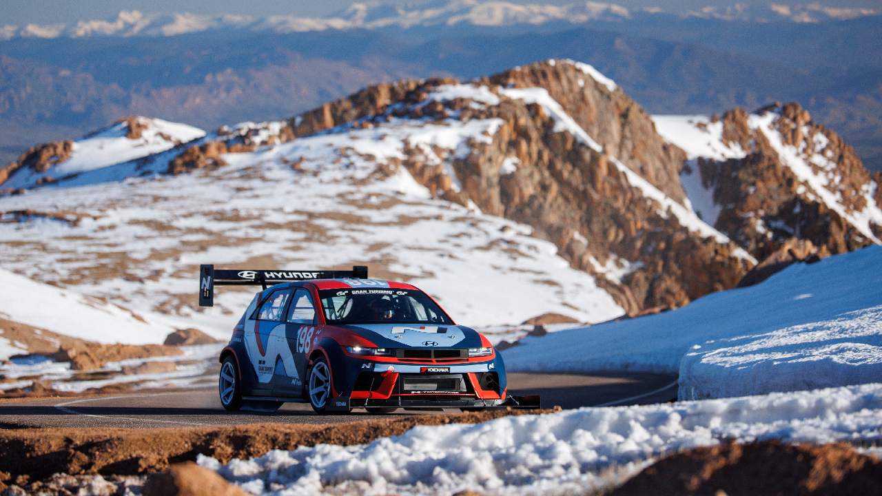 Hyundai Ioniq 5 N Wins Pikes Peak Climb Race