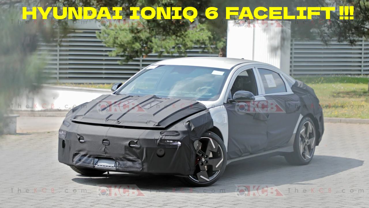 Hyundai Ioniq 6 Facelift Spied Testing