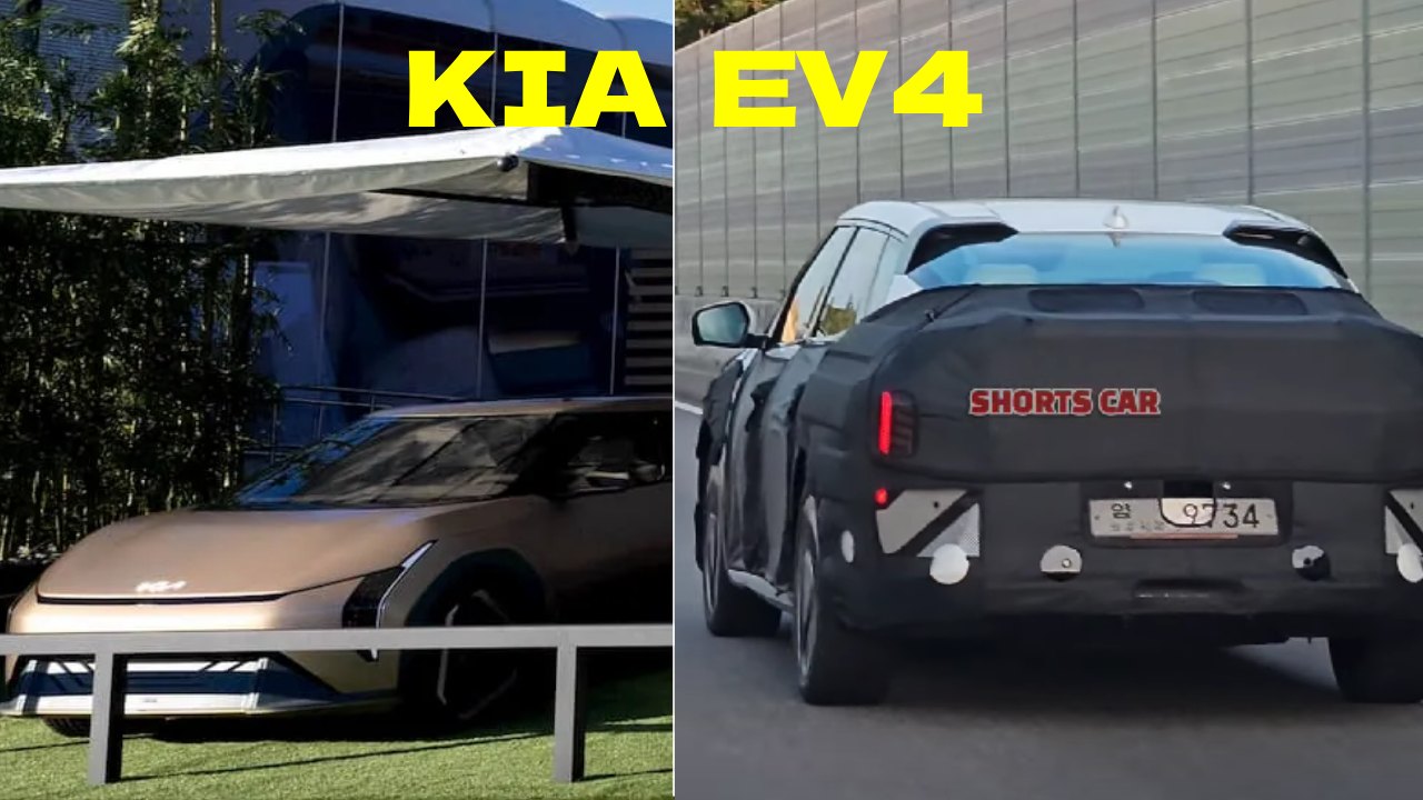 Kia EV4 Electric Sedan Spotted Testing