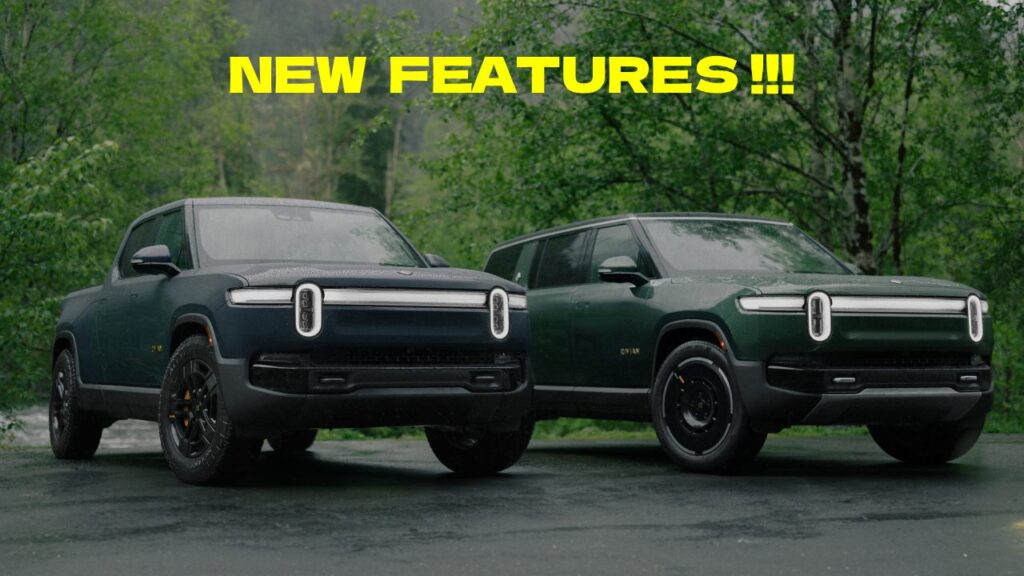 Rivian R1T and R1S New Features After Software Update