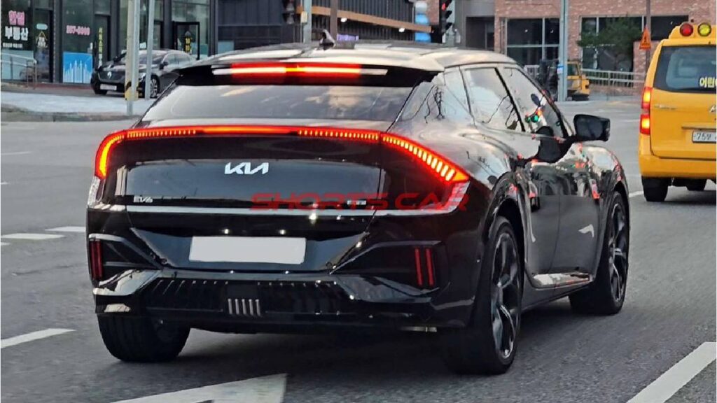 Kia EV6 GT Facelift Spotted Rear Profile