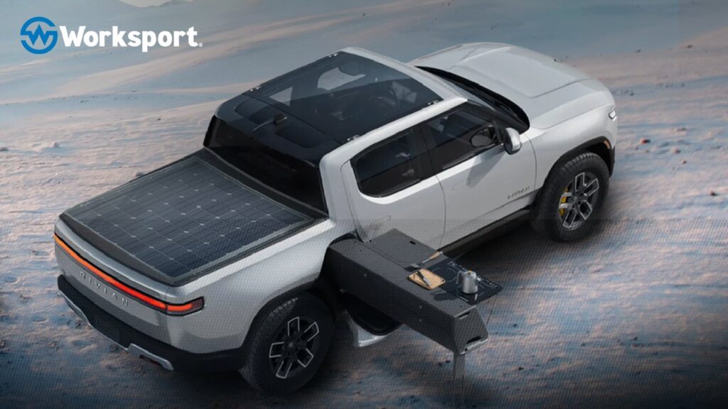 Rivian R1T Solar Tonneau Cover