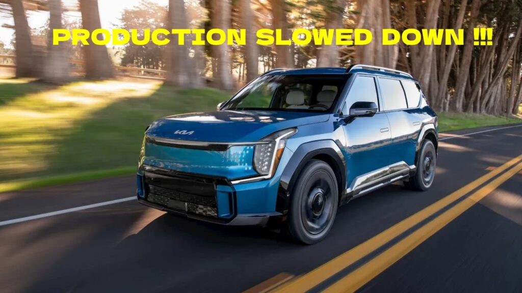 Kia EV9 Production Slowed Down