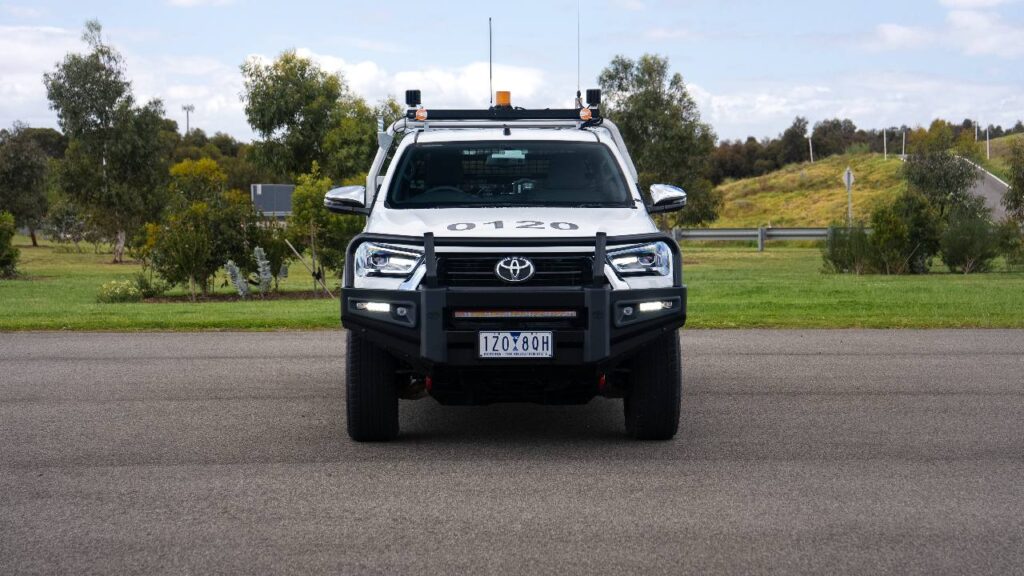 Toyota Hilux EV Prototype Front Profile