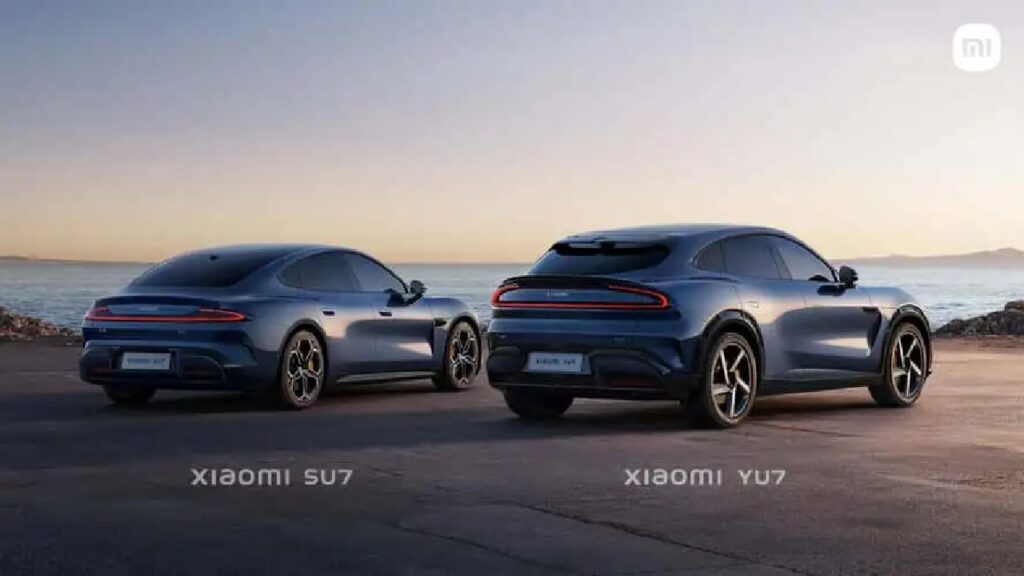 Xiaomi YU7 Electric SUV and SU7 Electric Sedan