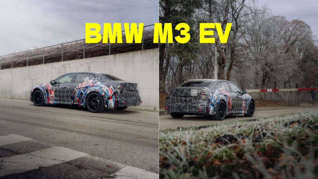 BMW M3 EV Spied Testing