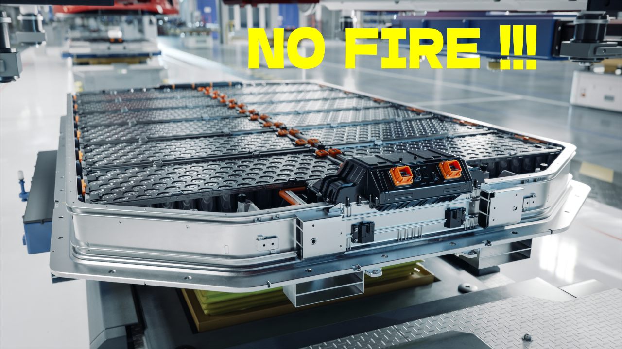 New EV Battery Fireproof