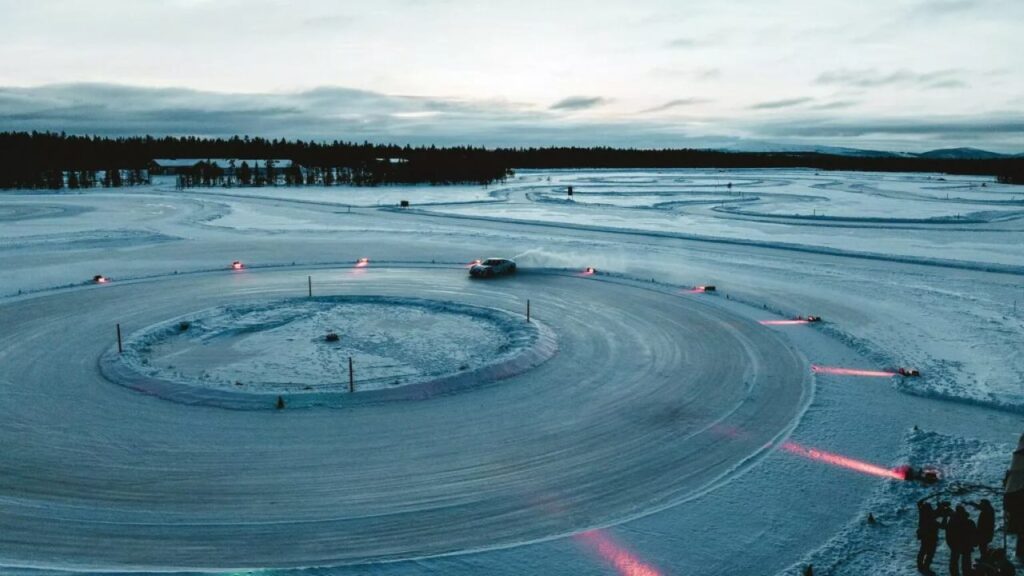 Ice Drift Track in Finland