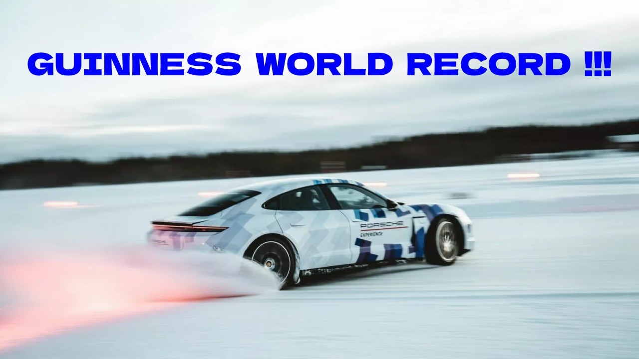 Porsche Taycan GTS Guinness World Record