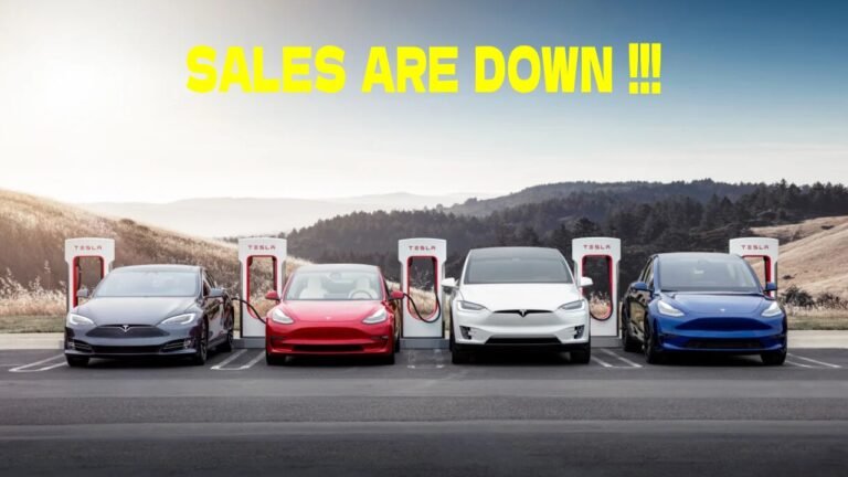 Tesla's Yearly Sales Fall For The First Time In Over A Decade