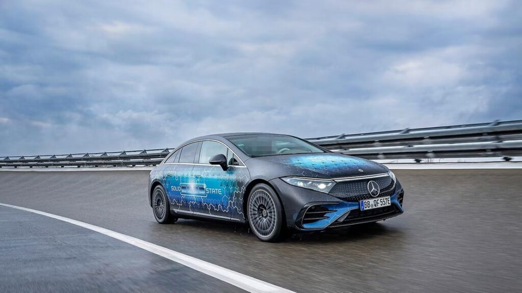 Mercedes EQS Prototype Tests Solid-State Battery in Real World