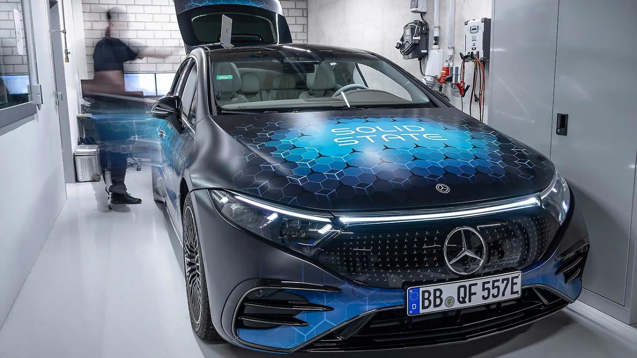 Mercedes EQS Prototype Tests Solid-State Battery in Real World