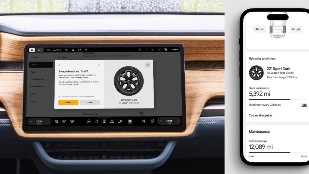 Rivian EV Owners Can Update Wheel Size Over-the-air