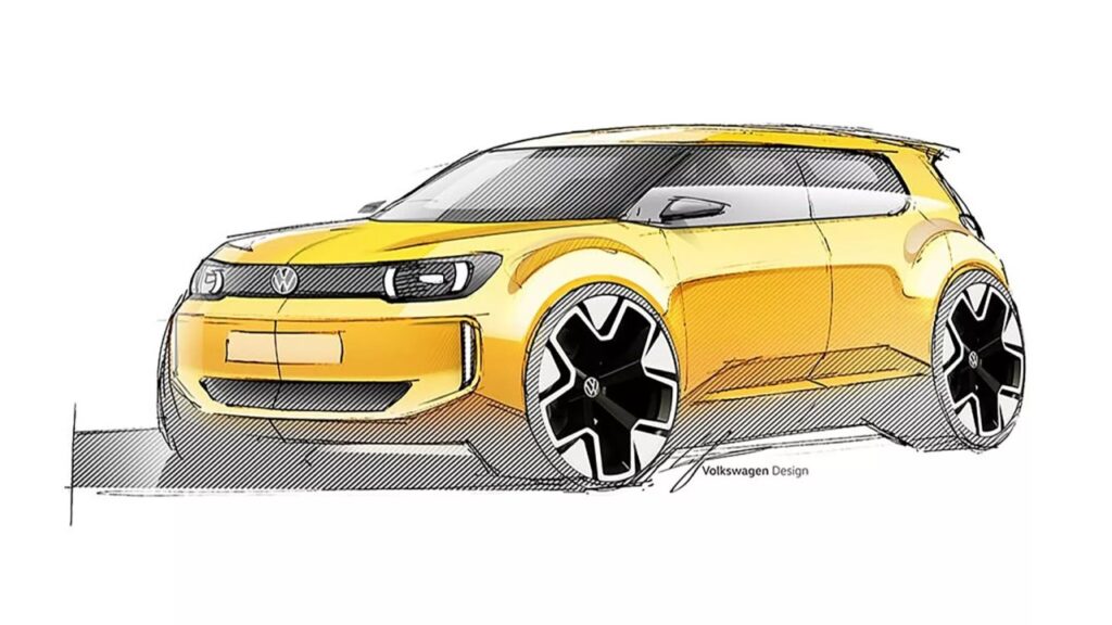 VW Entry-Level EV Design Sketch