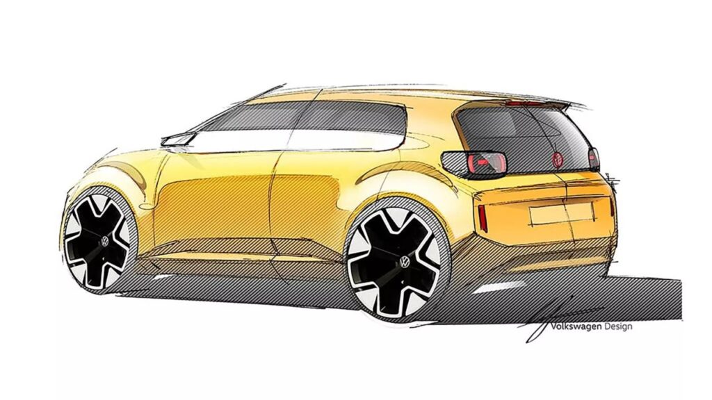 VW Entry-Level EV Design Sketch