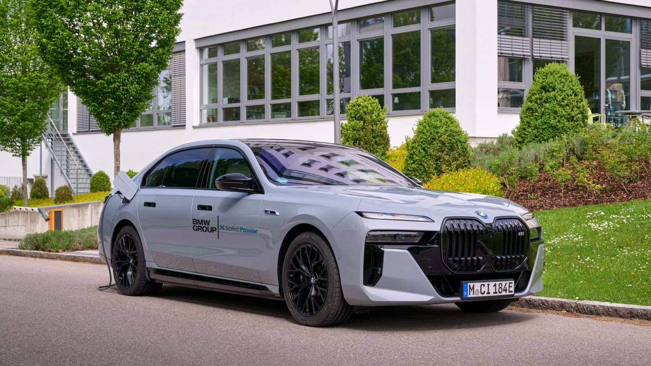BMW i7 Solid-State Batteries Public Roads