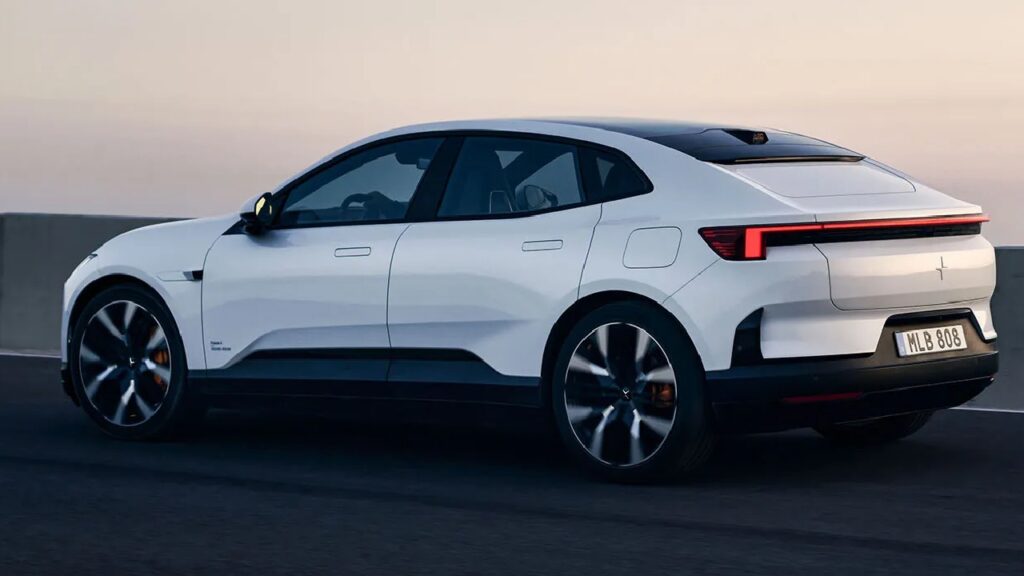 2026 Polestar 4 Rear Three Quarters