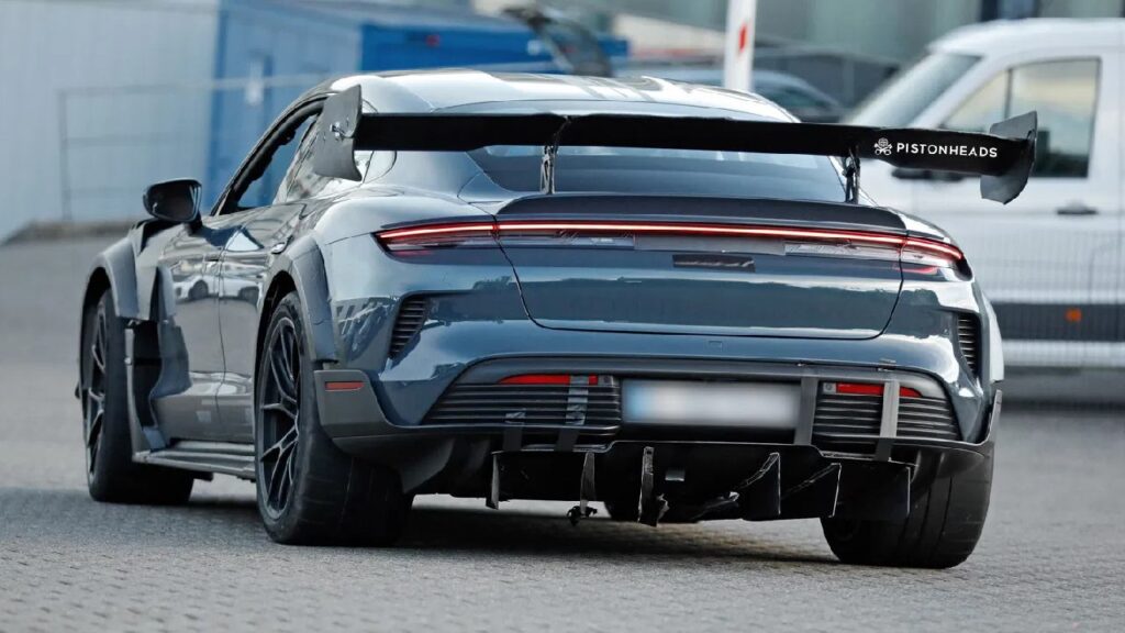 Porsche Taycan GT4 RS Rear Three Quarters