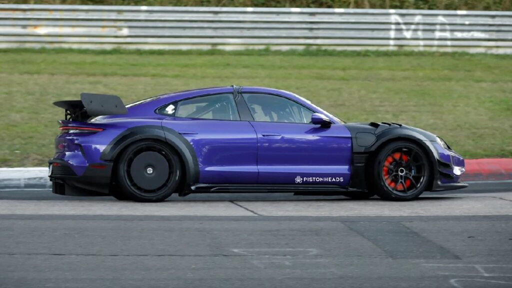 Porsche Taycan GT4 RS Side Profile